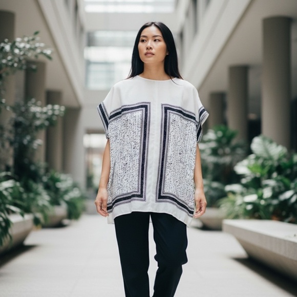 Vince Tops - Vince Monochrome Women's Tunic